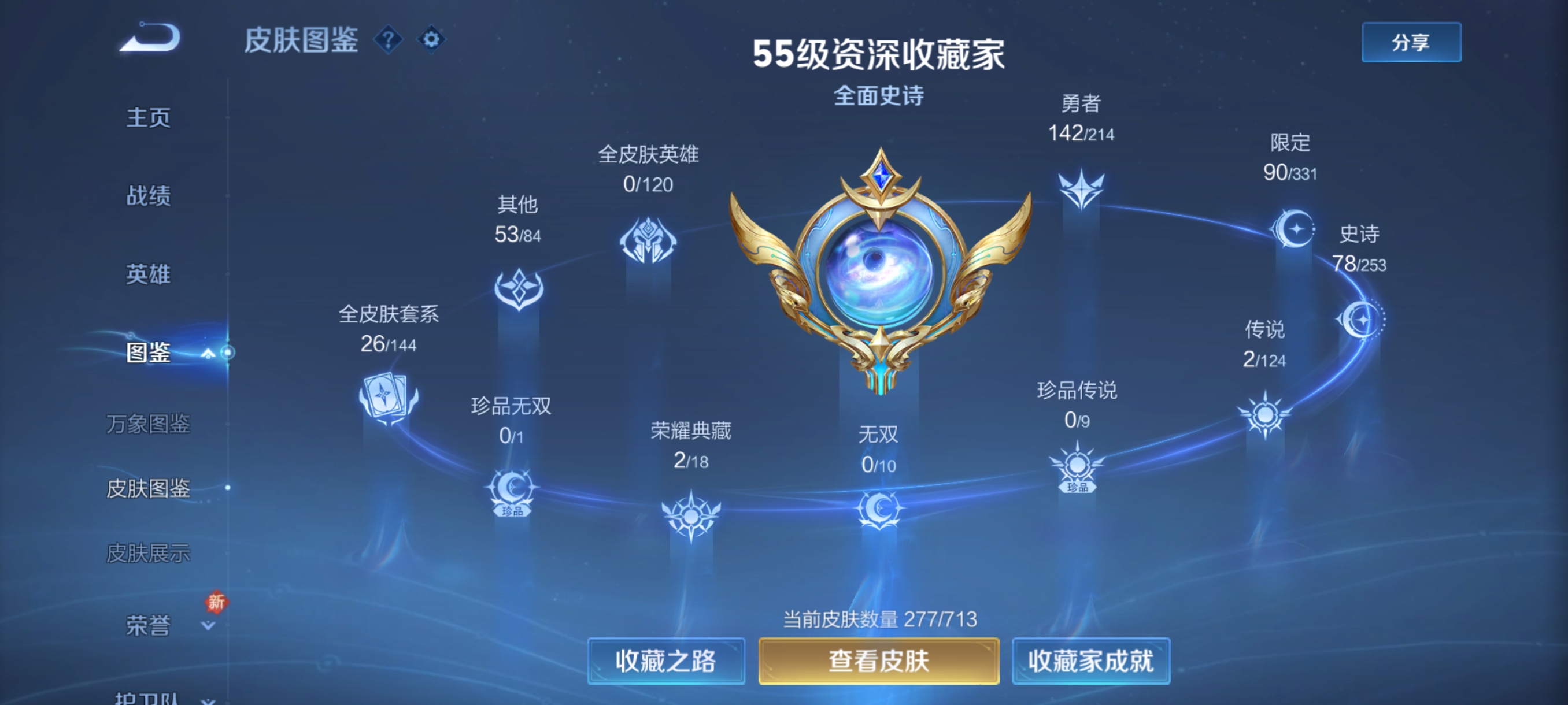 WZHJJ3193983王者荣耀账号详情图3 WZHJJ3193983王者荣耀账号详情图3