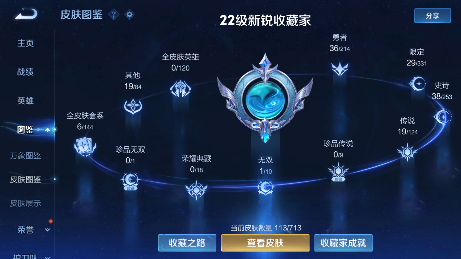 WZQM3192828王者荣耀账号详情图3 WZQM3192828王者荣耀账号详情图3
