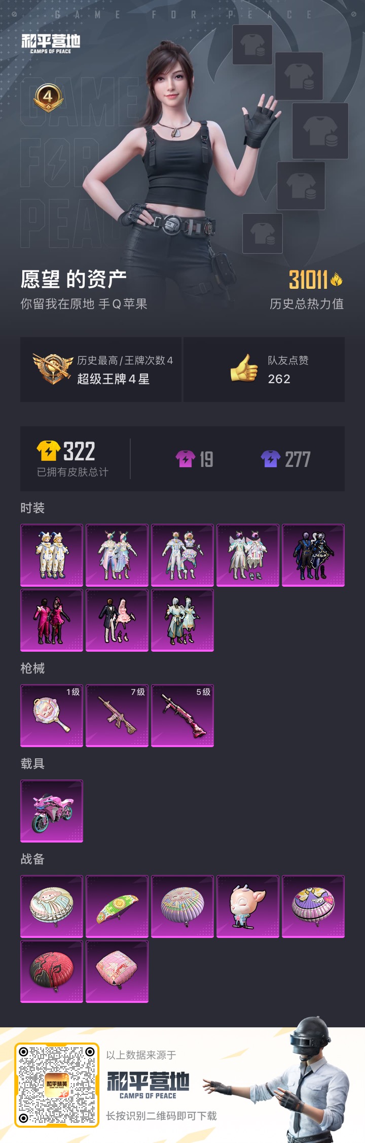 HPQM3280730和平精英账号详情图2 HPQM3280730和平精英账号详情图2