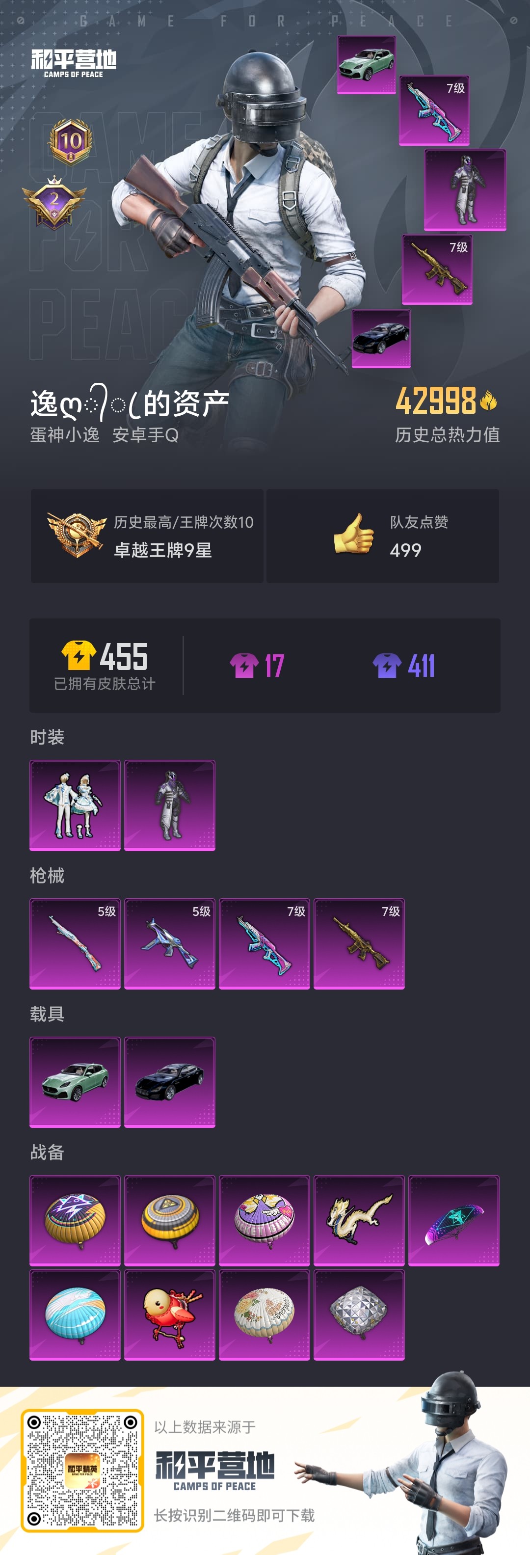 HPDN3280824和平精英账号详情图4