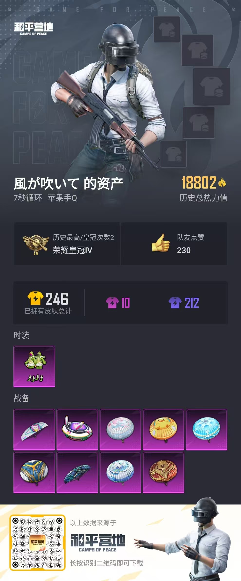 HPCU3282259和平精英账号详情图6 HPCU3282259和平精英账号详情图6
