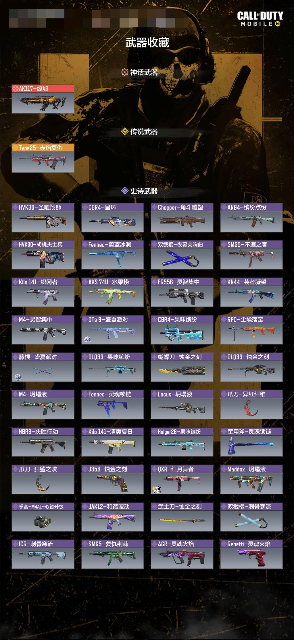 SMCW34690使命召唤手游账号详情图2