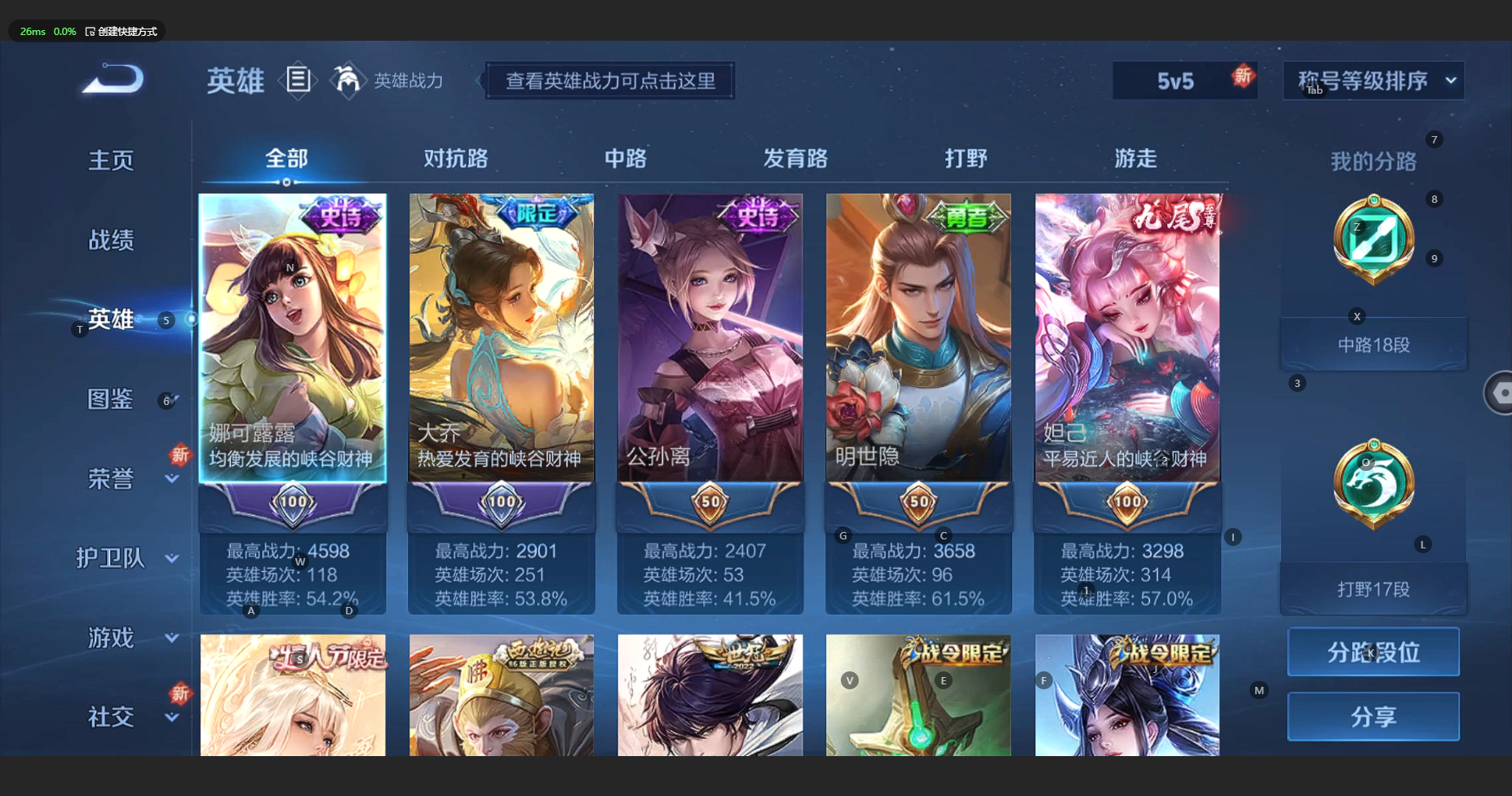 WZCMW3197143王者荣耀账号详情图6 WZCMW3197143王者荣耀账号详情图6