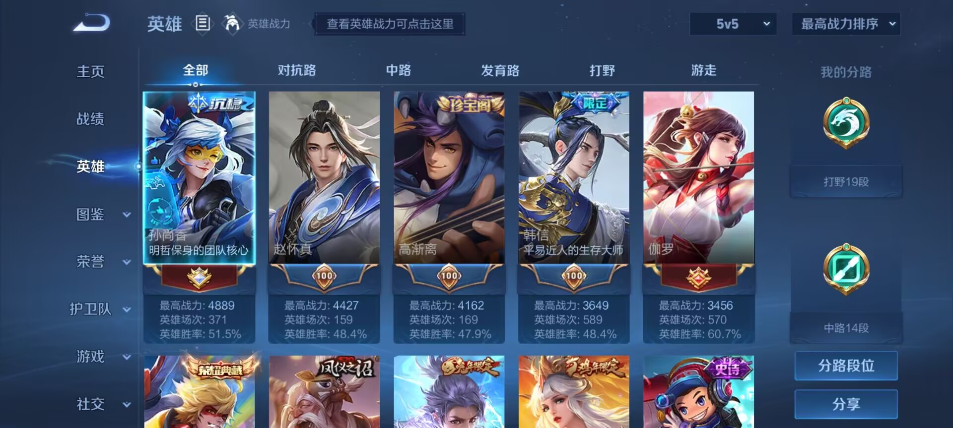 WZDN3194085王者荣耀账号详情图5 WZDN3194085王者荣耀账号详情图5