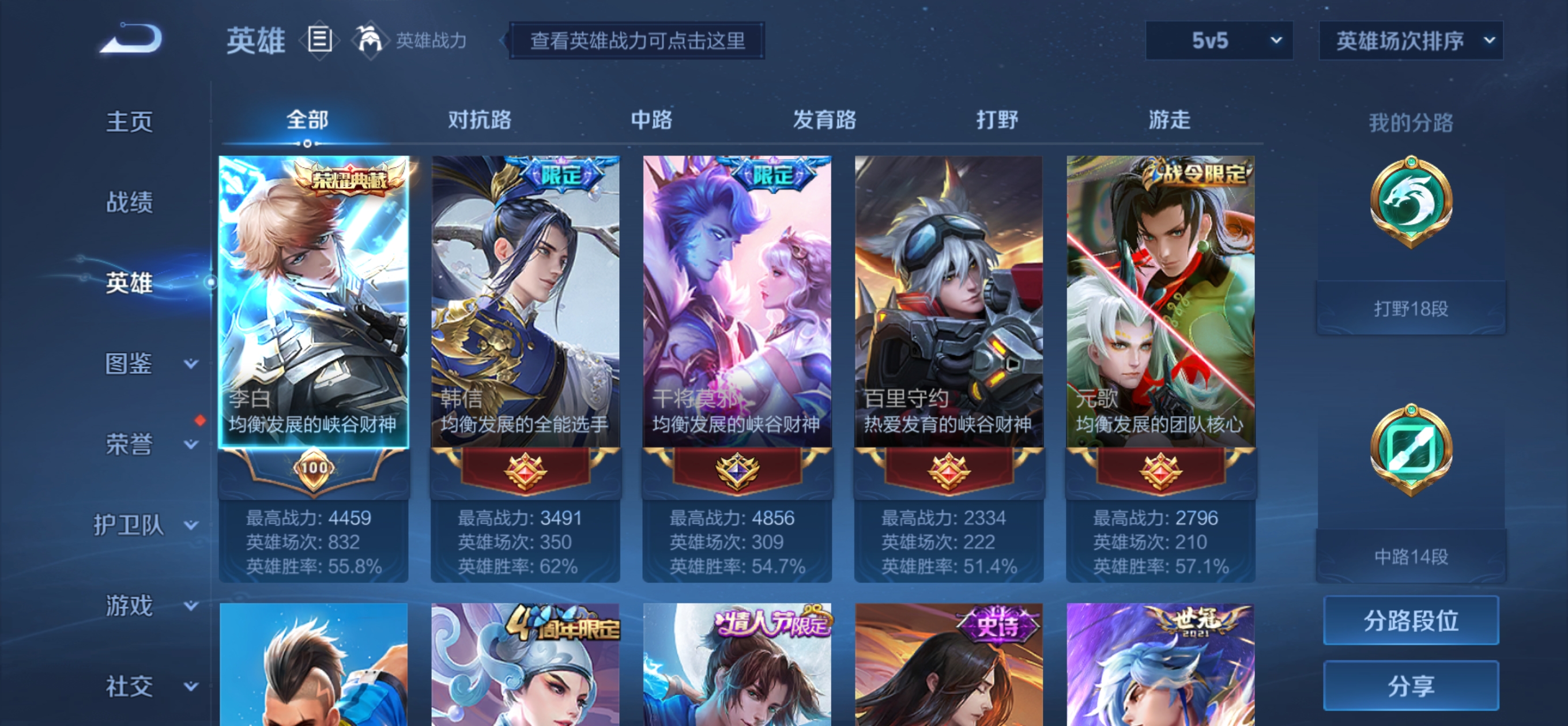 WZSB3196103王者荣耀账号详情图4 WZSB3196103王者荣耀账号详情图4