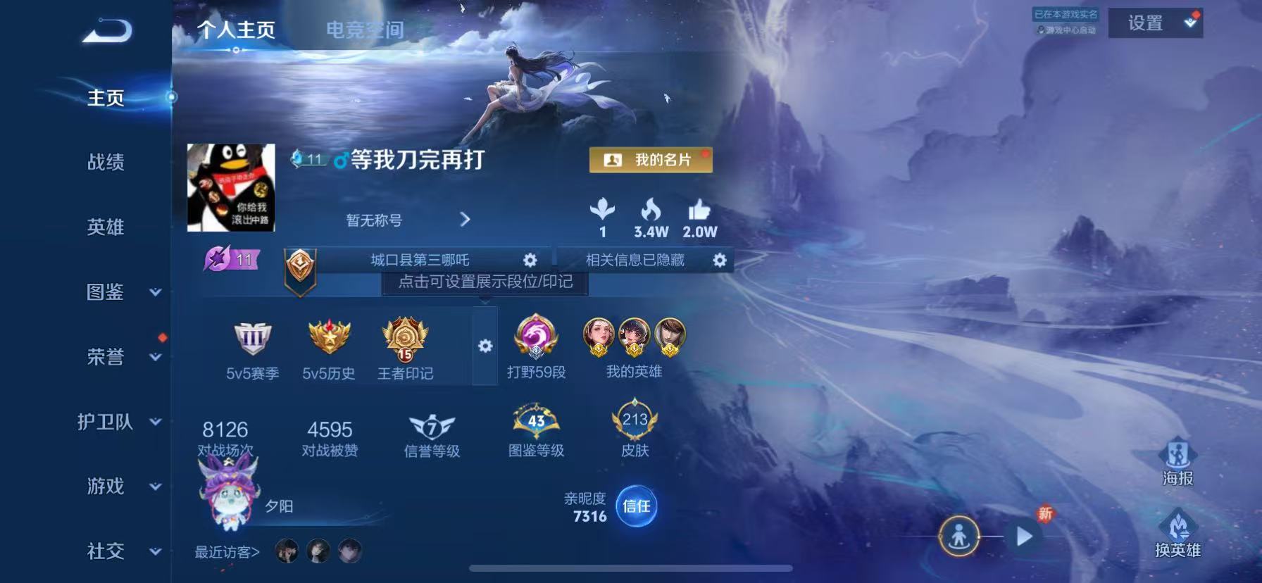 WZHJJ3207737王者荣耀账号详情图2