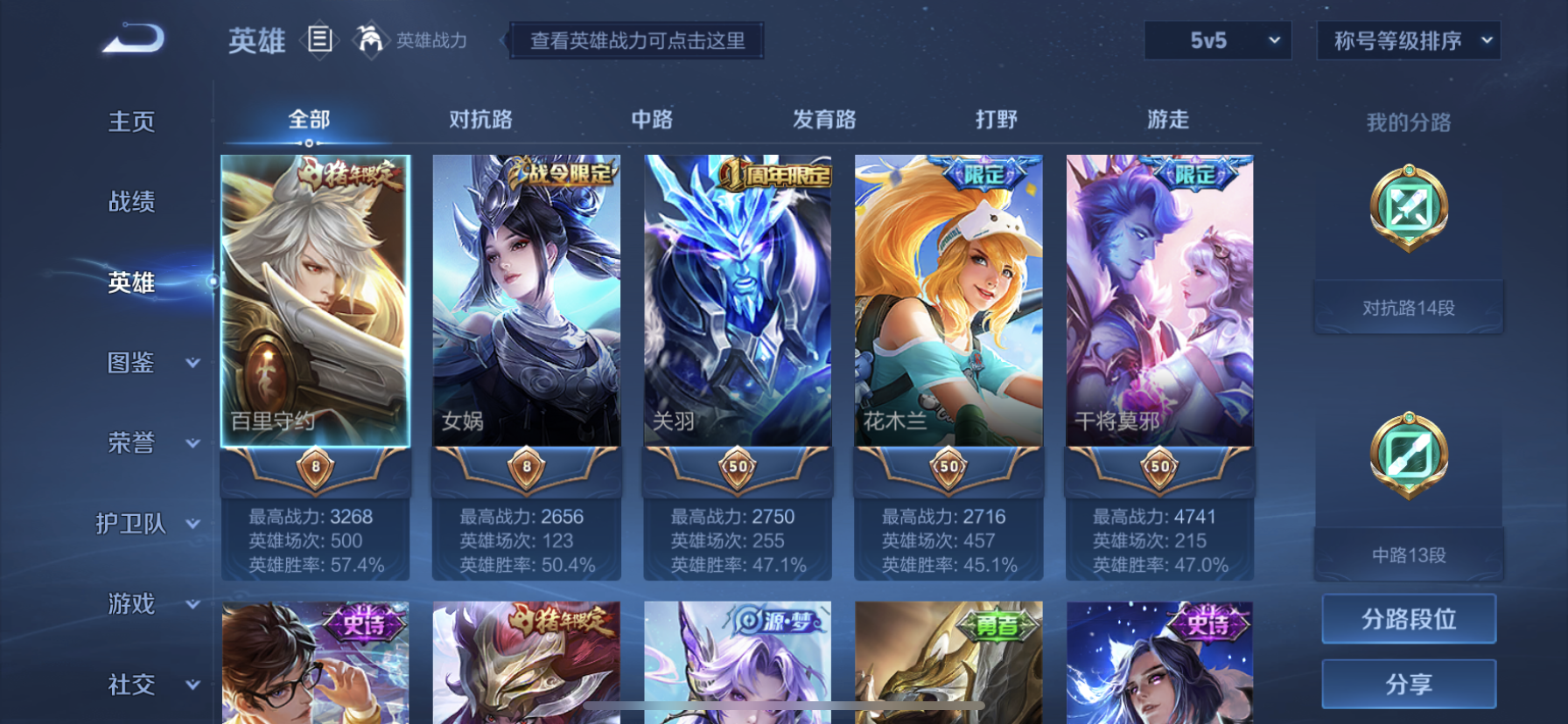 WZDN3195939王者荣耀账号详情图5