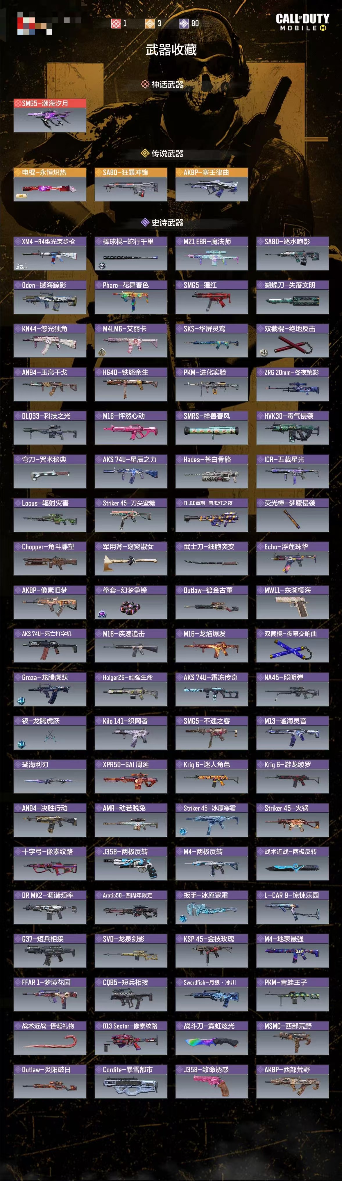 SMCW34877使命召唤手游账号详情图2