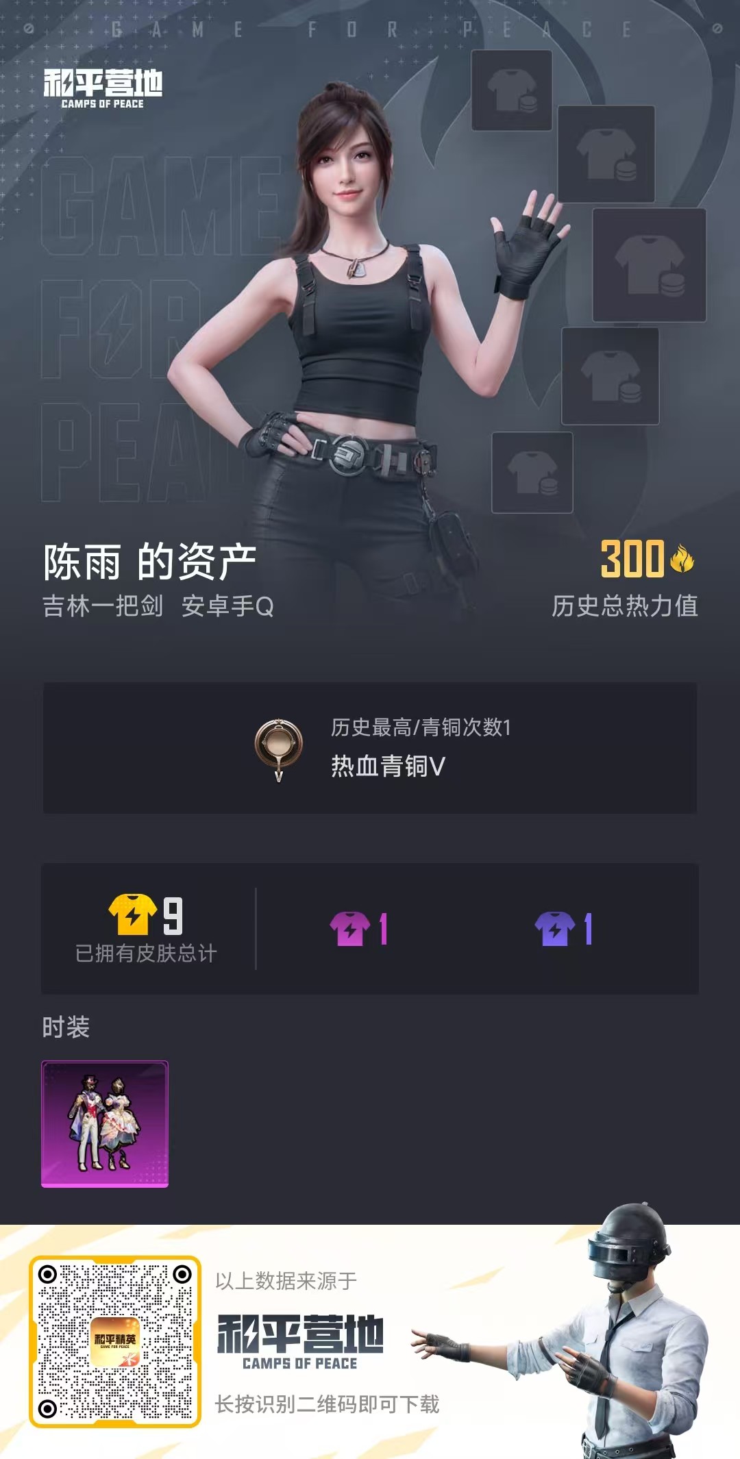 HPQK3324380和平精英账号详情图2 HPQK3324380和平精英账号详情图2
