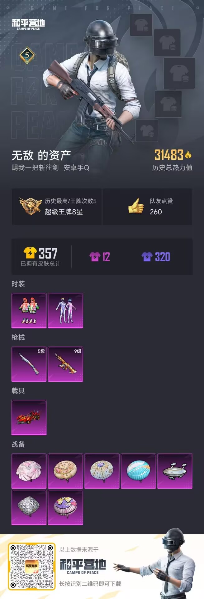 HPDN3283084和平精英账号详情图3