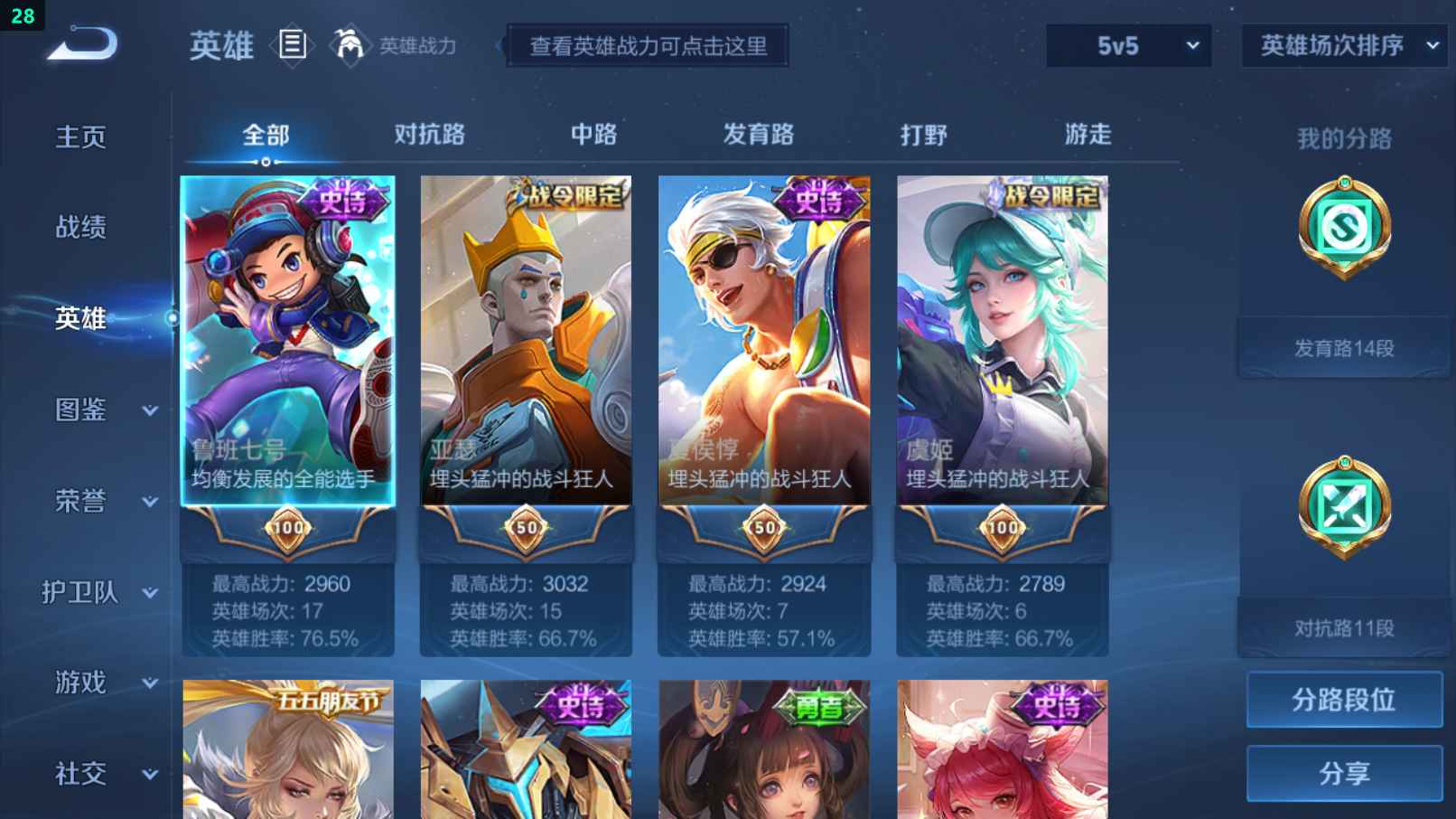 WZCU3198741王者荣耀账号详情图2 WZCU3198741王者荣耀账号详情图2