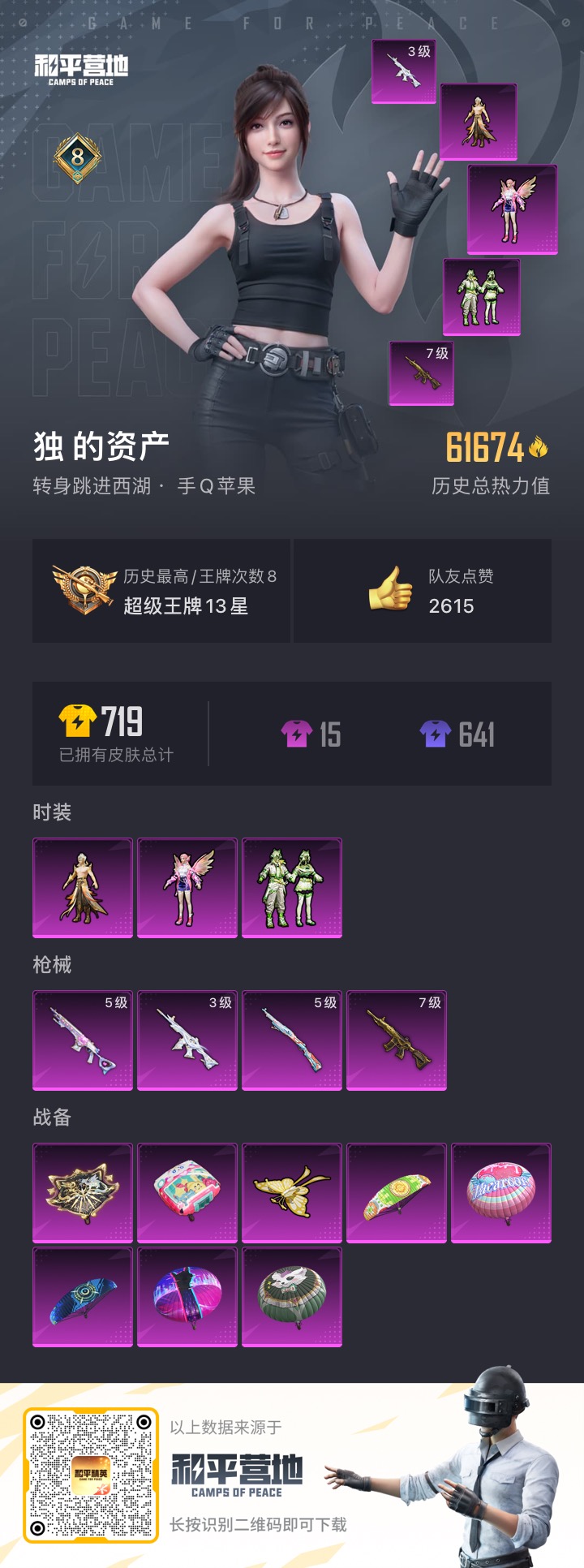 HPDN3283511和平精英账号详情图3