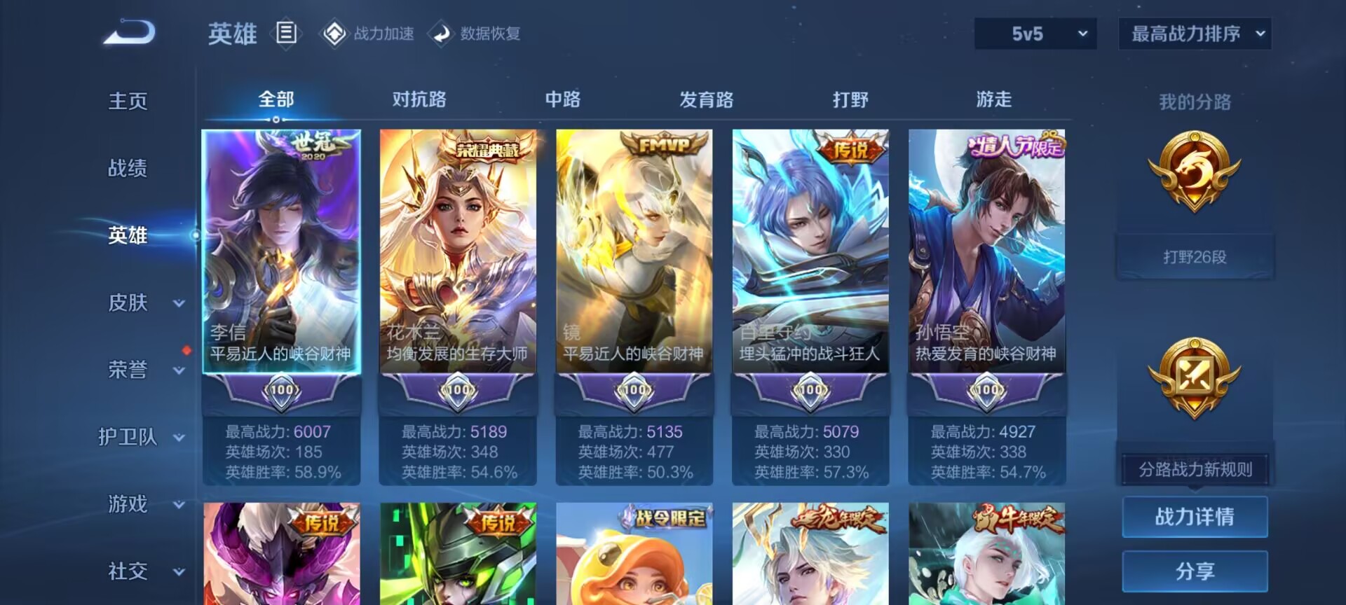 WZDN3199570王者荣耀账号详情图12
