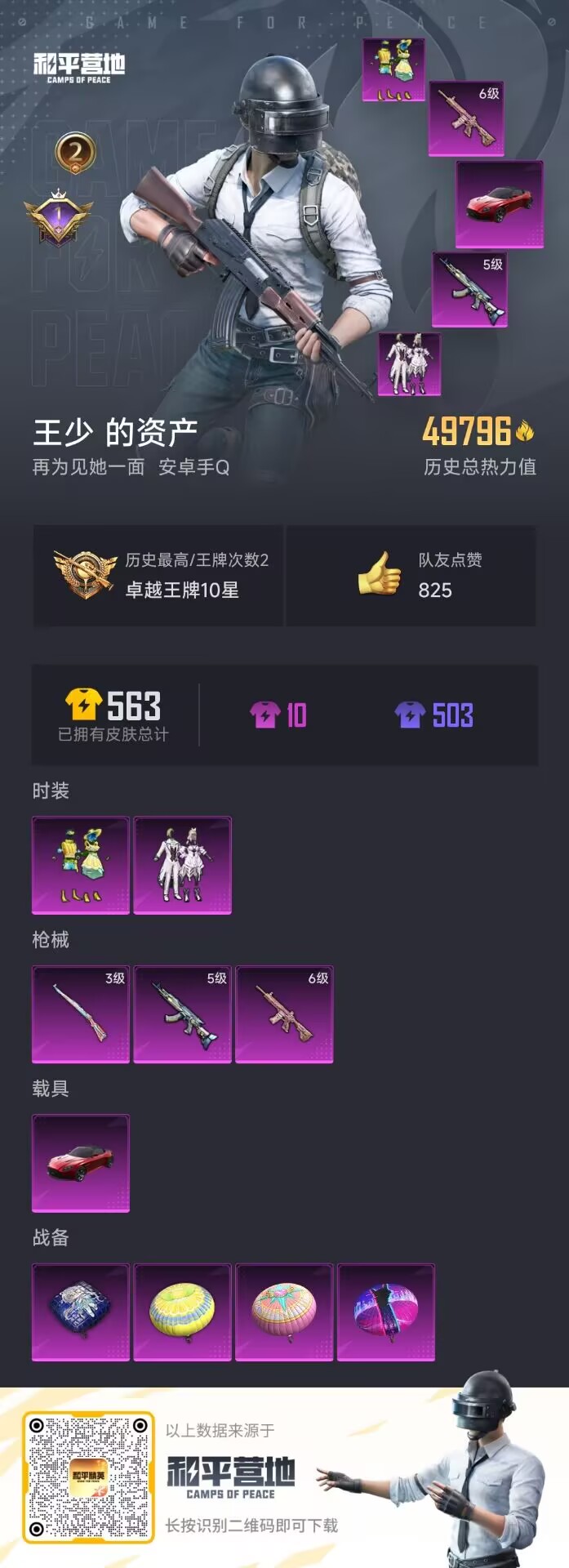 HPDN3284784和平精英账号详情图3 HPDN3284784和平精英账号详情图3