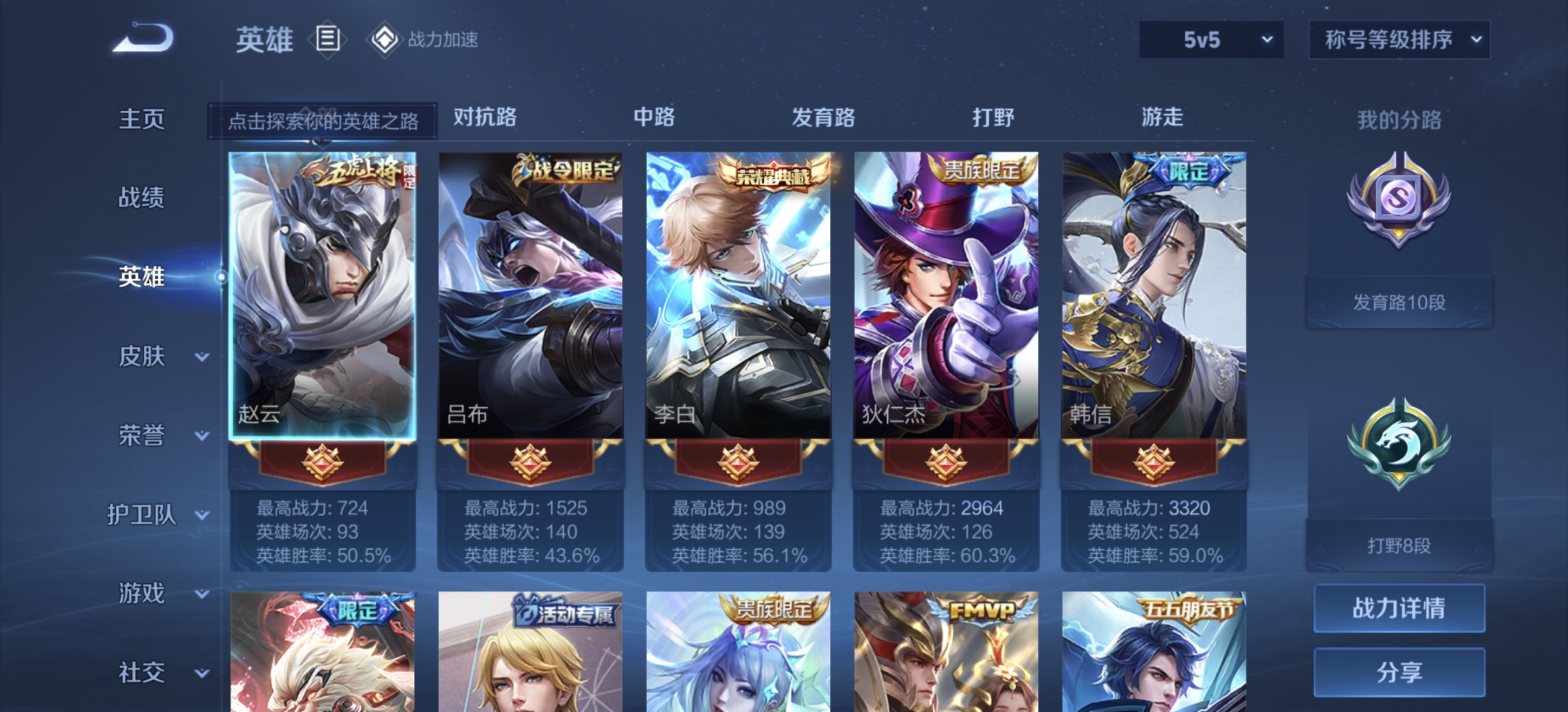 WZDN3204758王者荣耀账号详情图6