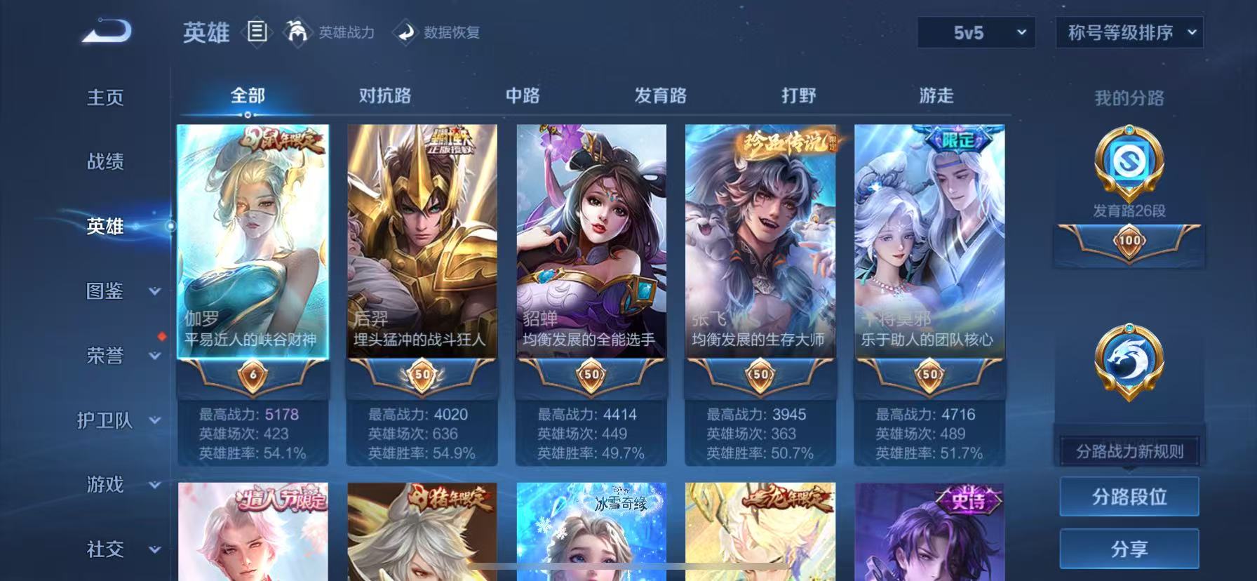 WZHJJ3207750王者荣耀账号详情图5 WZHJJ3207750王者荣耀账号详情图5