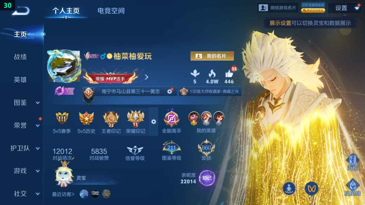 WZQM3256083王者荣耀账号详情图3 WZQM3256083王者荣耀账号详情图3