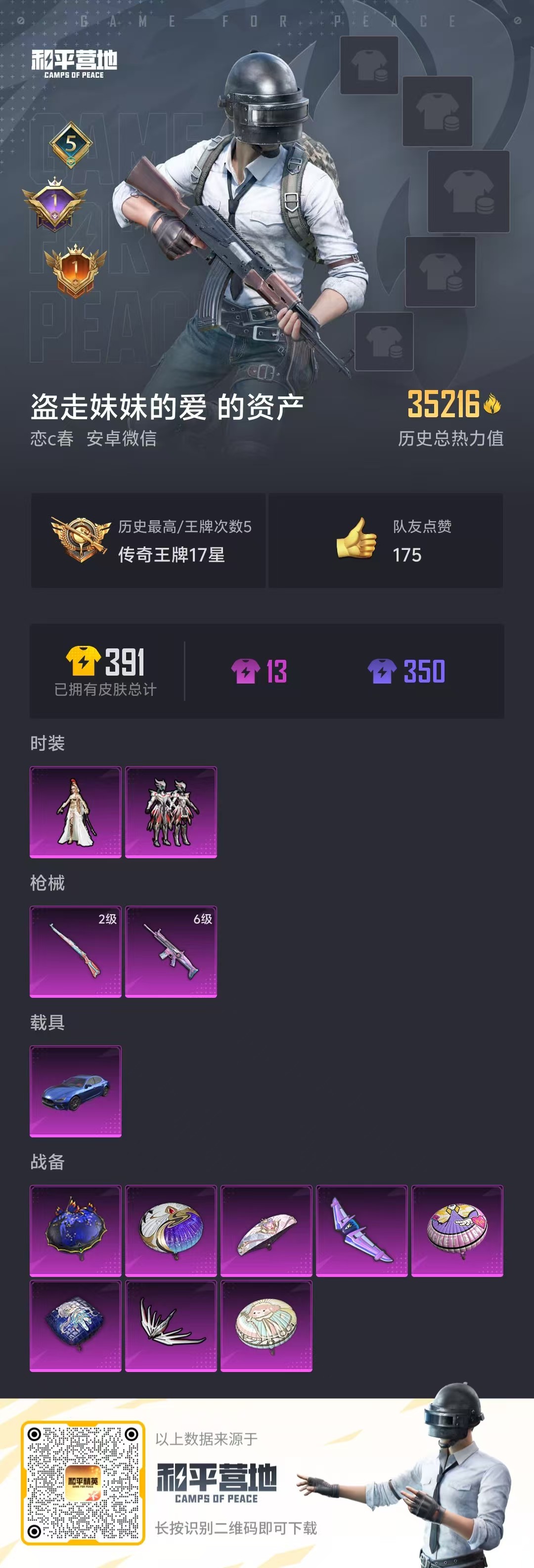 WZHJJ3217981王者荣耀账号详情图6