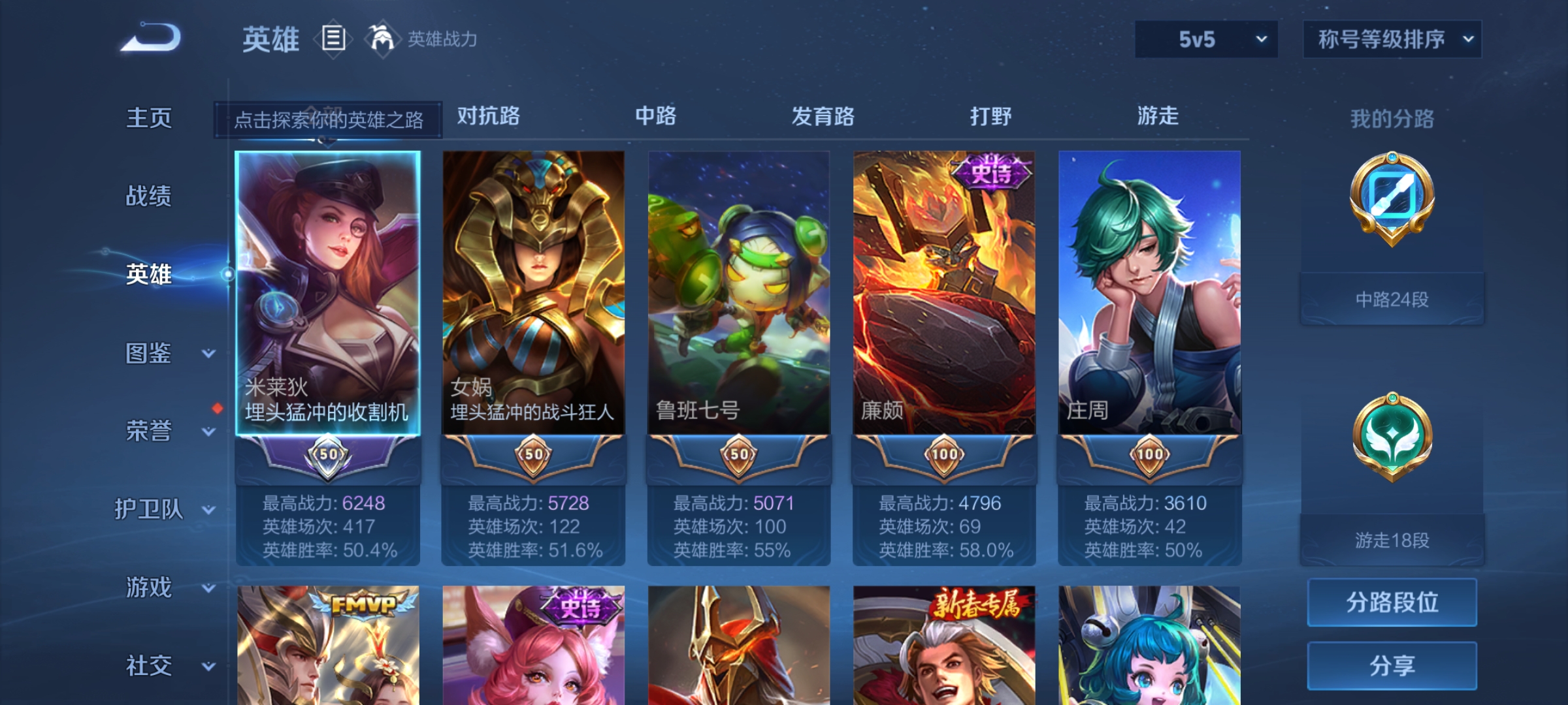 WZHJJ3217992王者荣耀账号详情图4