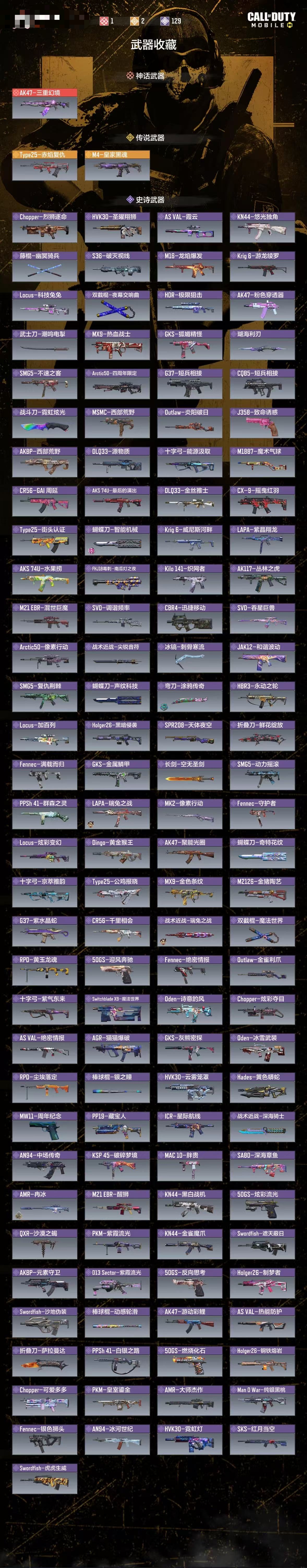 SMCW35536使命召唤手游账号详情图2