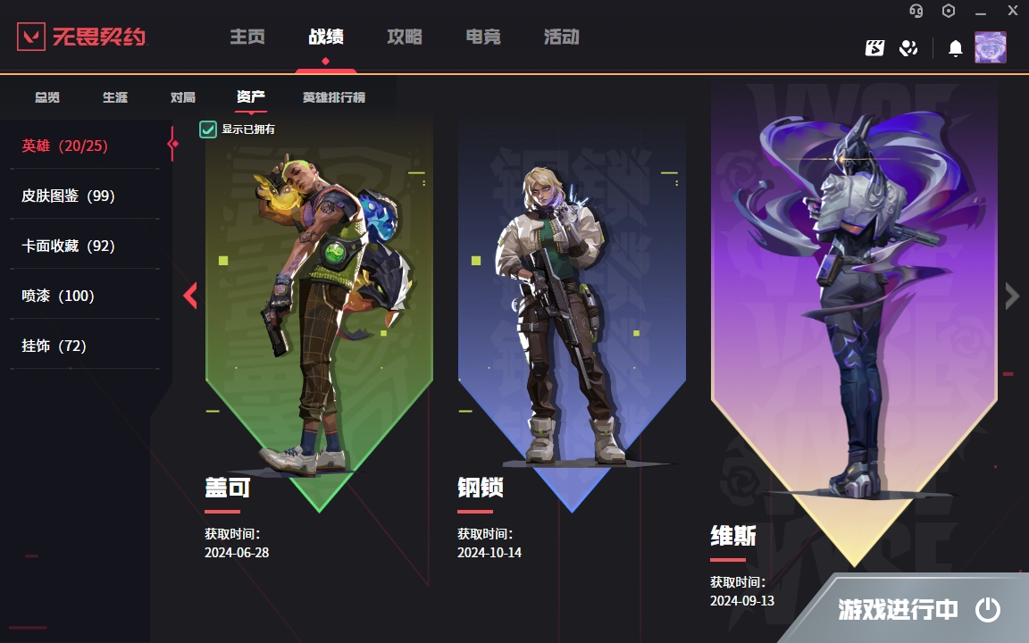 WWQYYH313331无畏契约账号详情图18