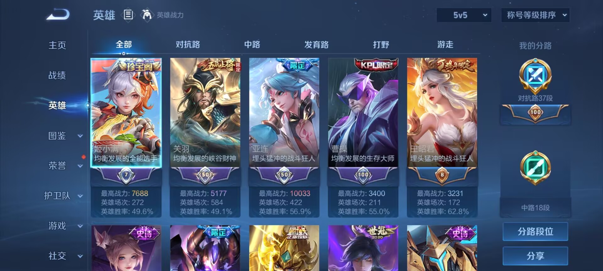 WZDN3221610王者荣耀账号详情图16