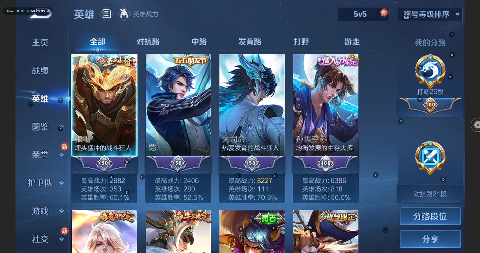 WZCMW3236287王者荣耀账号详情图5