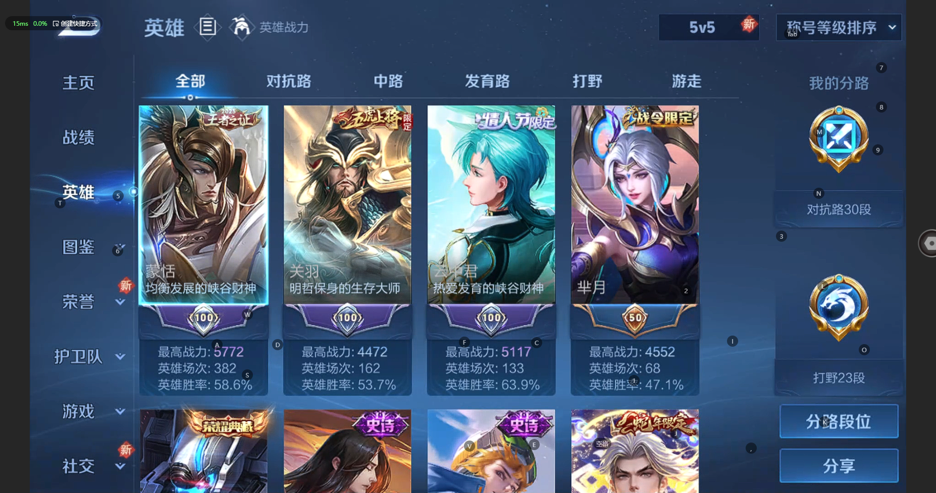 WZBSY3238589王者荣耀账号详情图4