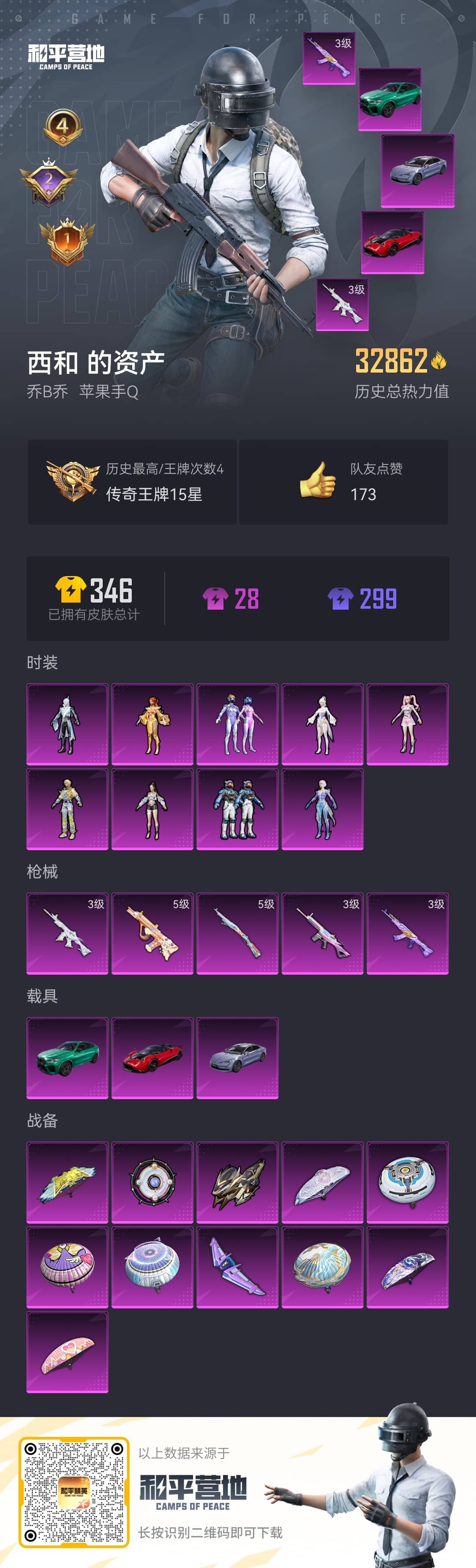 HPQM3313532和平精英账号详情图7 HPQM3313532和平精英账号详情图7