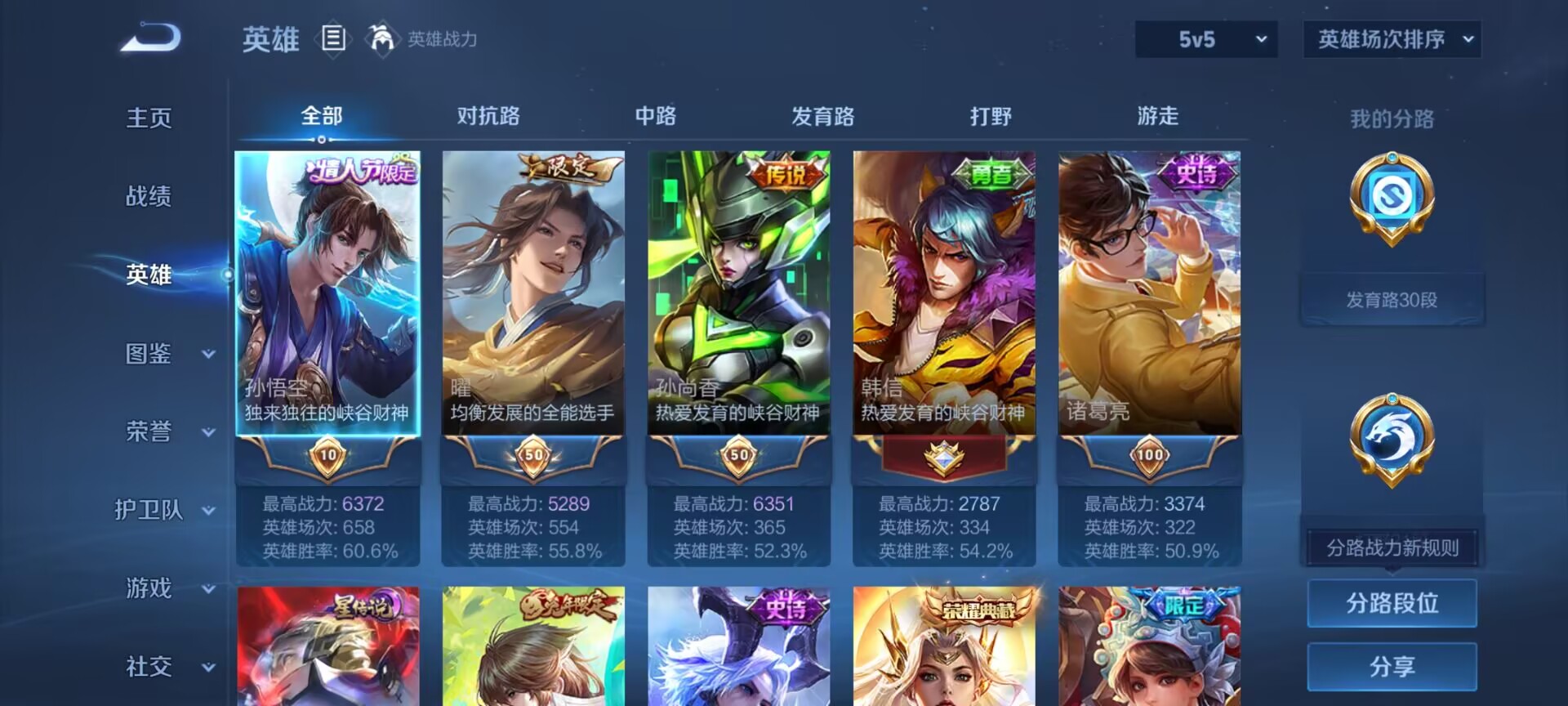 WZDN3225175王者荣耀账号详情图7
