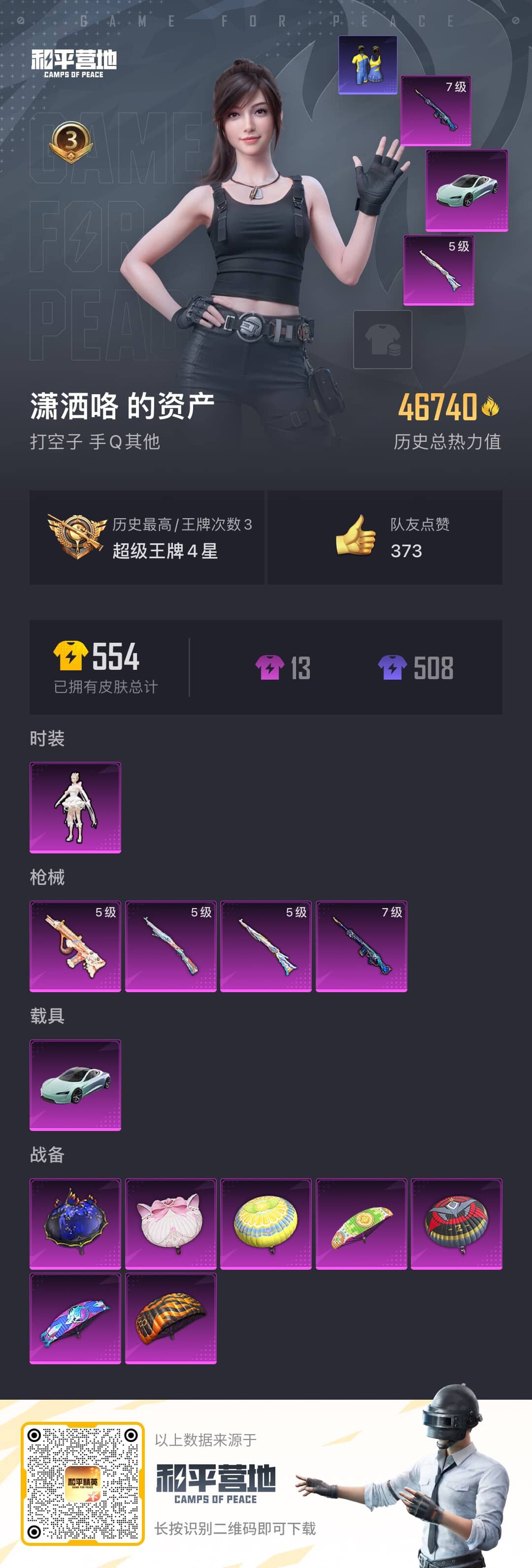 HPQM3313571和平精英账号详情图8 HPQM3313571和平精英账号详情图8