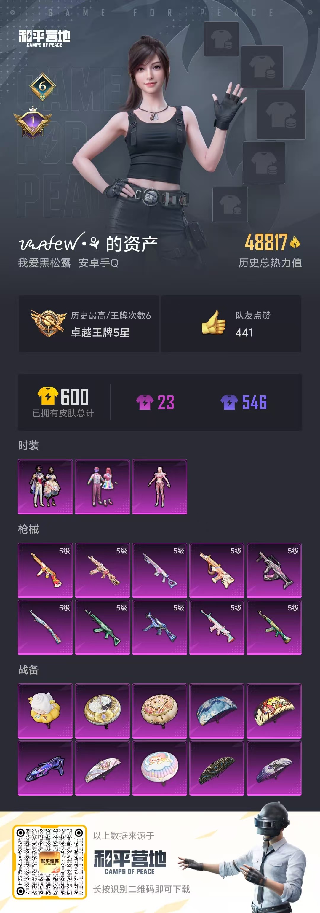 HPCMW3326620和平精英账号详情图2