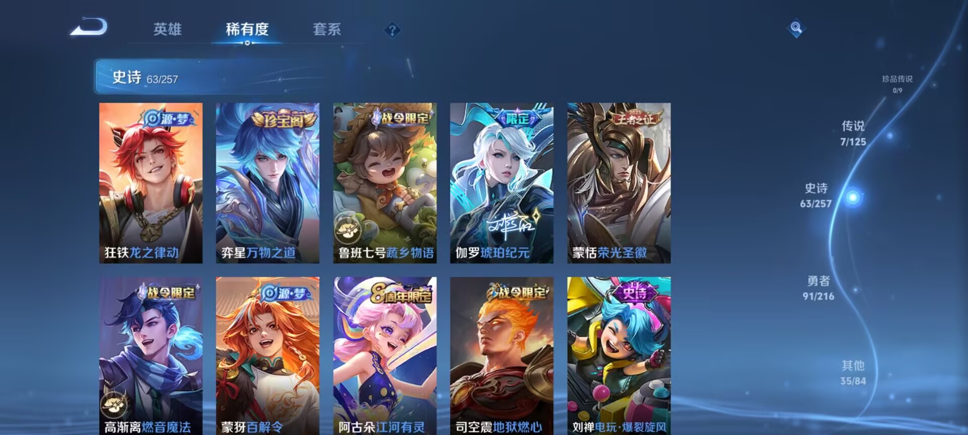 WZDN3234874王者荣耀账号详情图2