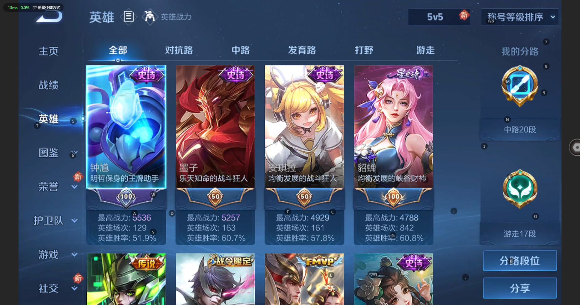 WZBSY3238382王者荣耀账号详情图4