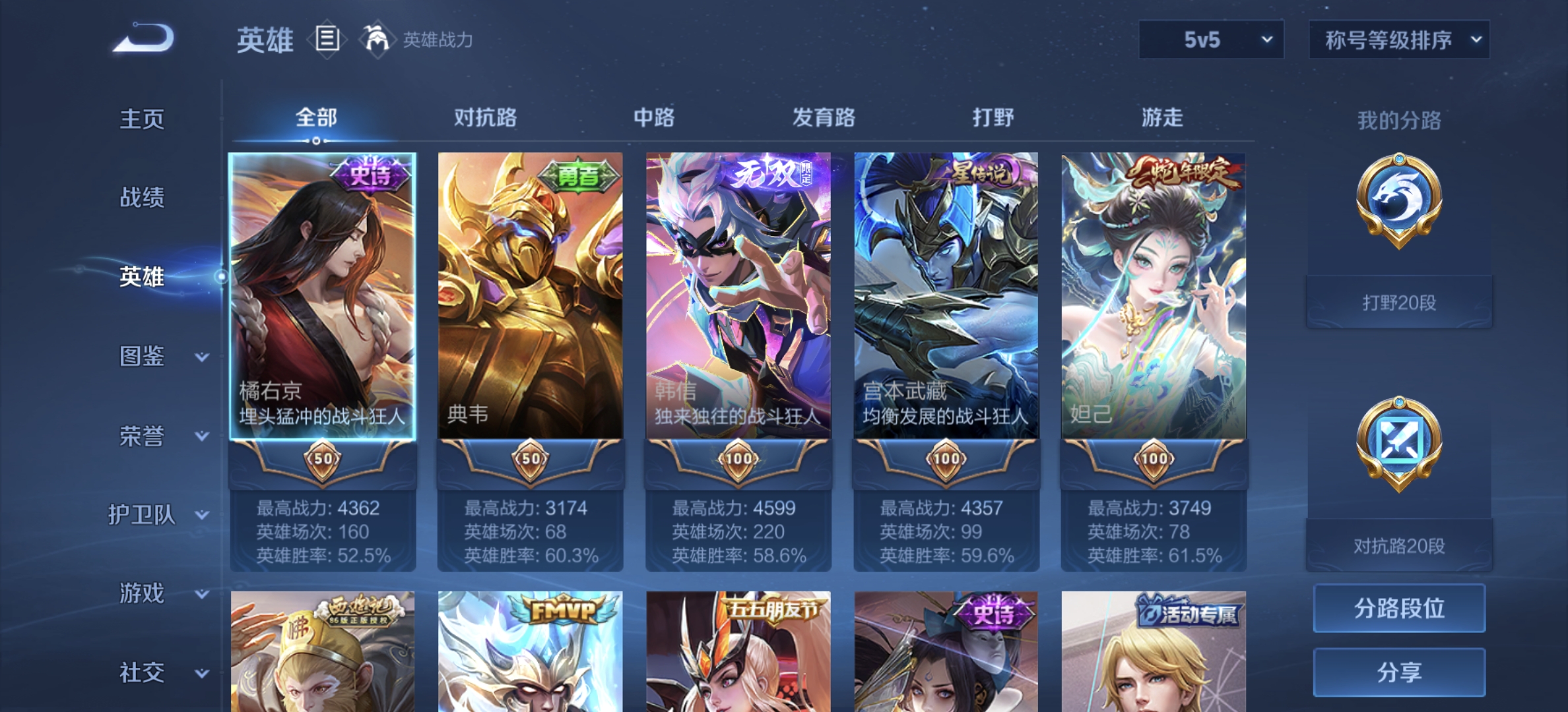 WZDN3235816王者荣耀账号详情图3