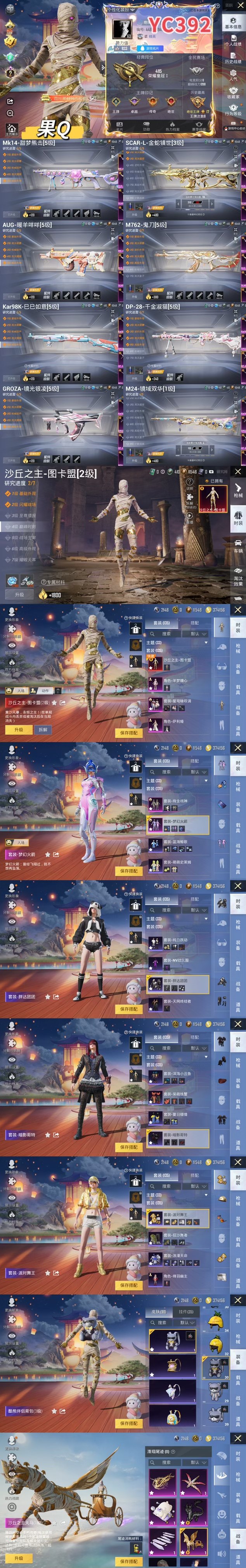 HPTXW3307837和平精英账号详情图2