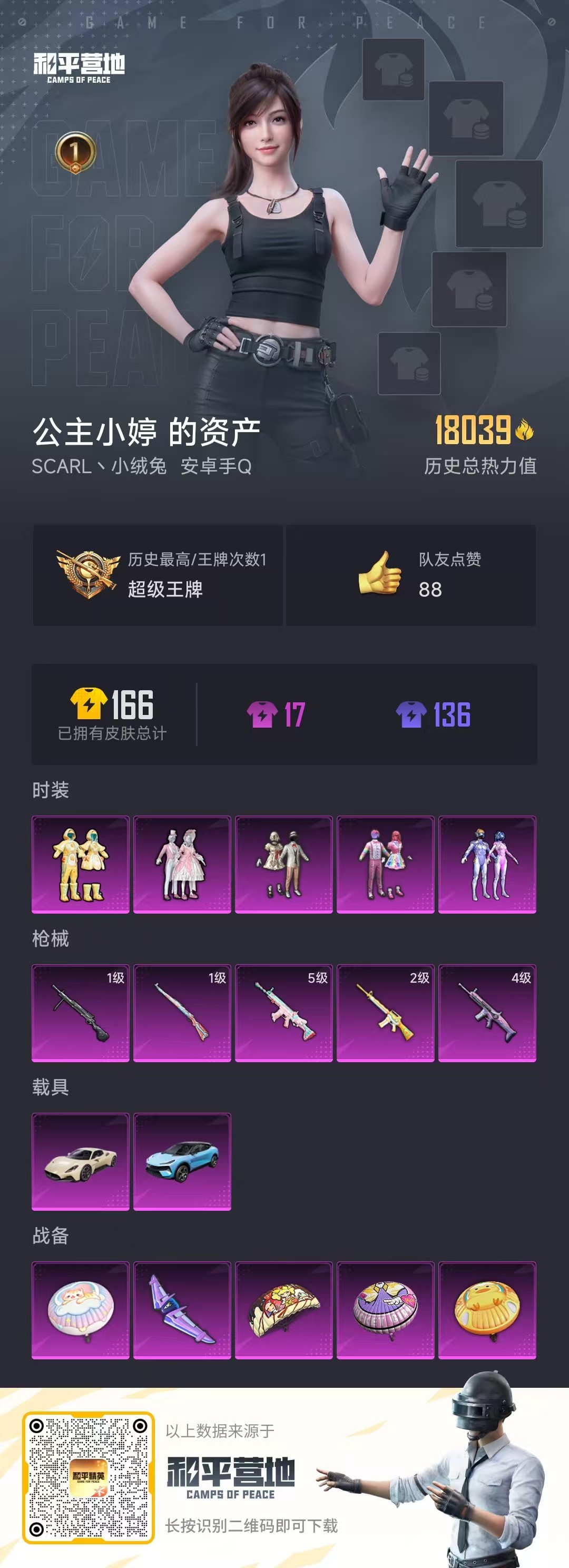HPQK3324414和平精英账号详情图2