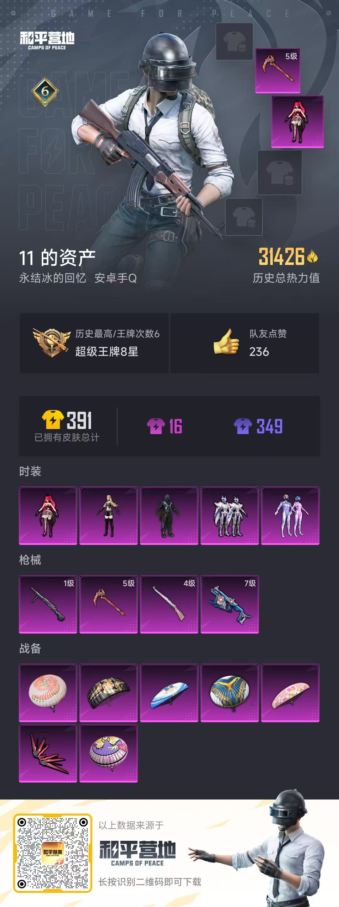 HPQK3324415和平精英账号详情图7 HPQK3324415和平精英账号详情图7