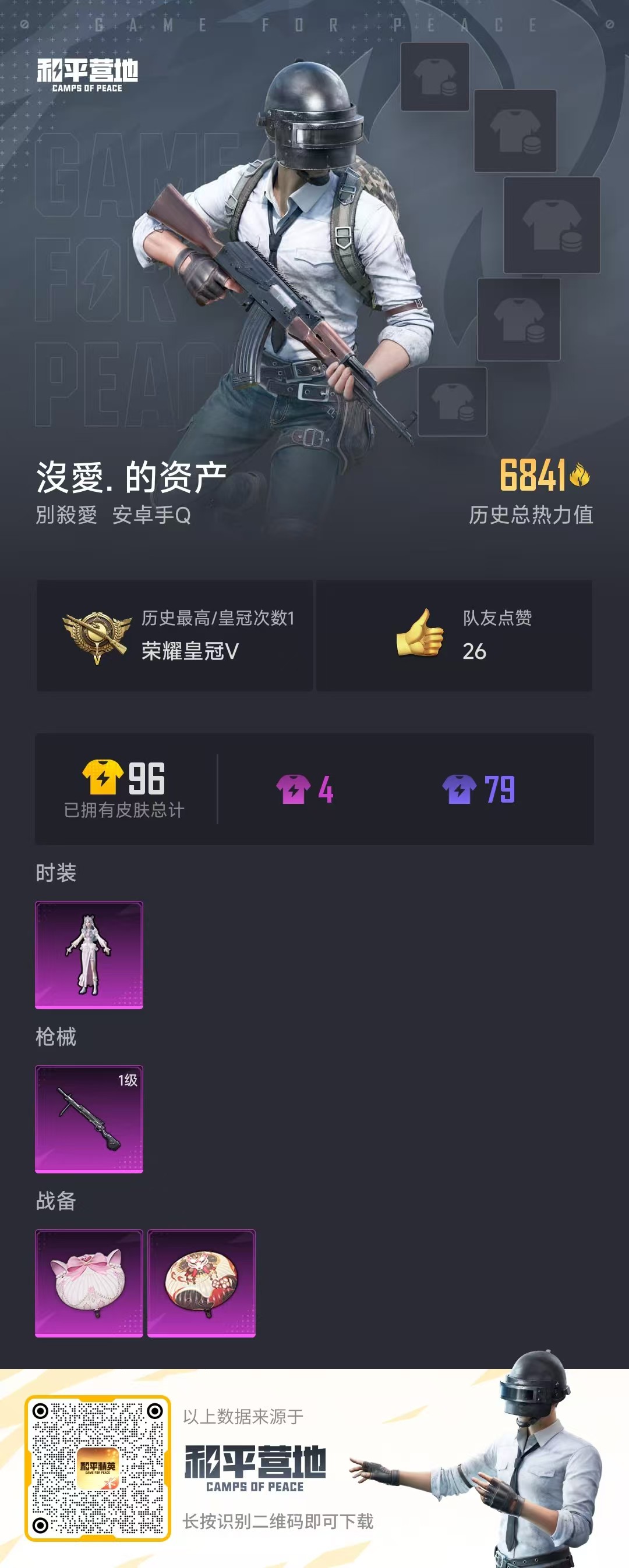 HPQK3324416和平精英账号详情图2 HPQK3324416和平精英账号详情图2