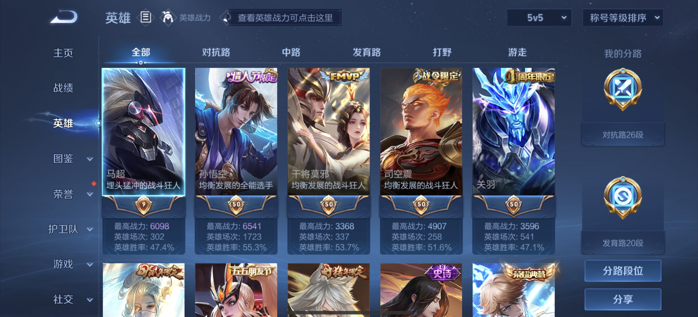 WZDN3237229王者荣耀账号详情图9