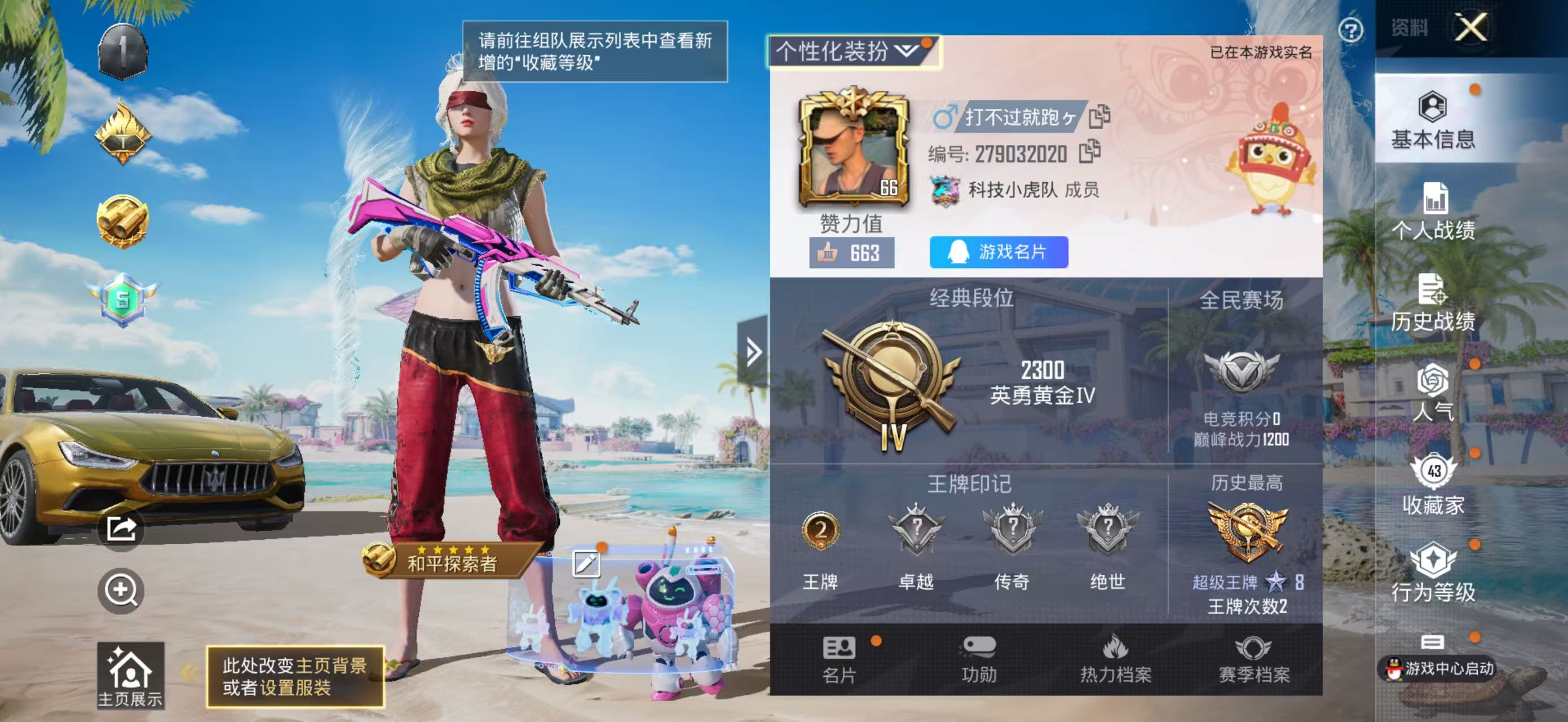 HPBSZ3309412和平精英账号详情图11