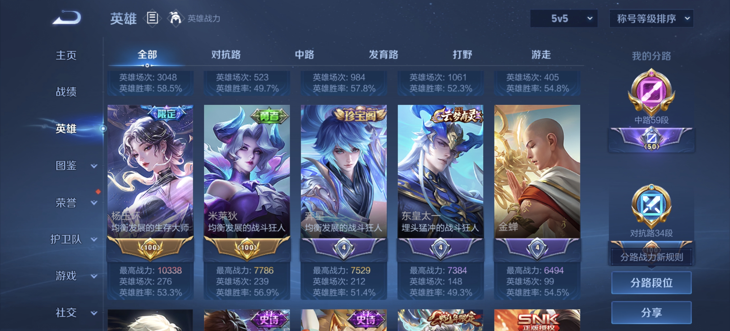 WZDN3240353王者荣耀账号详情图8