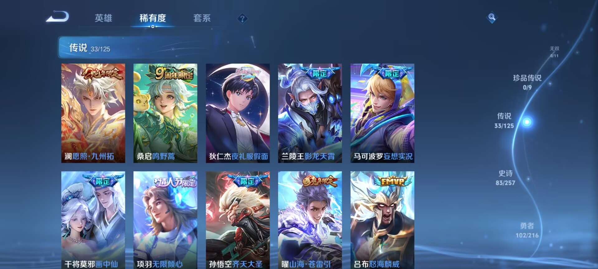 WZDN3240381王者荣耀账号详情图3