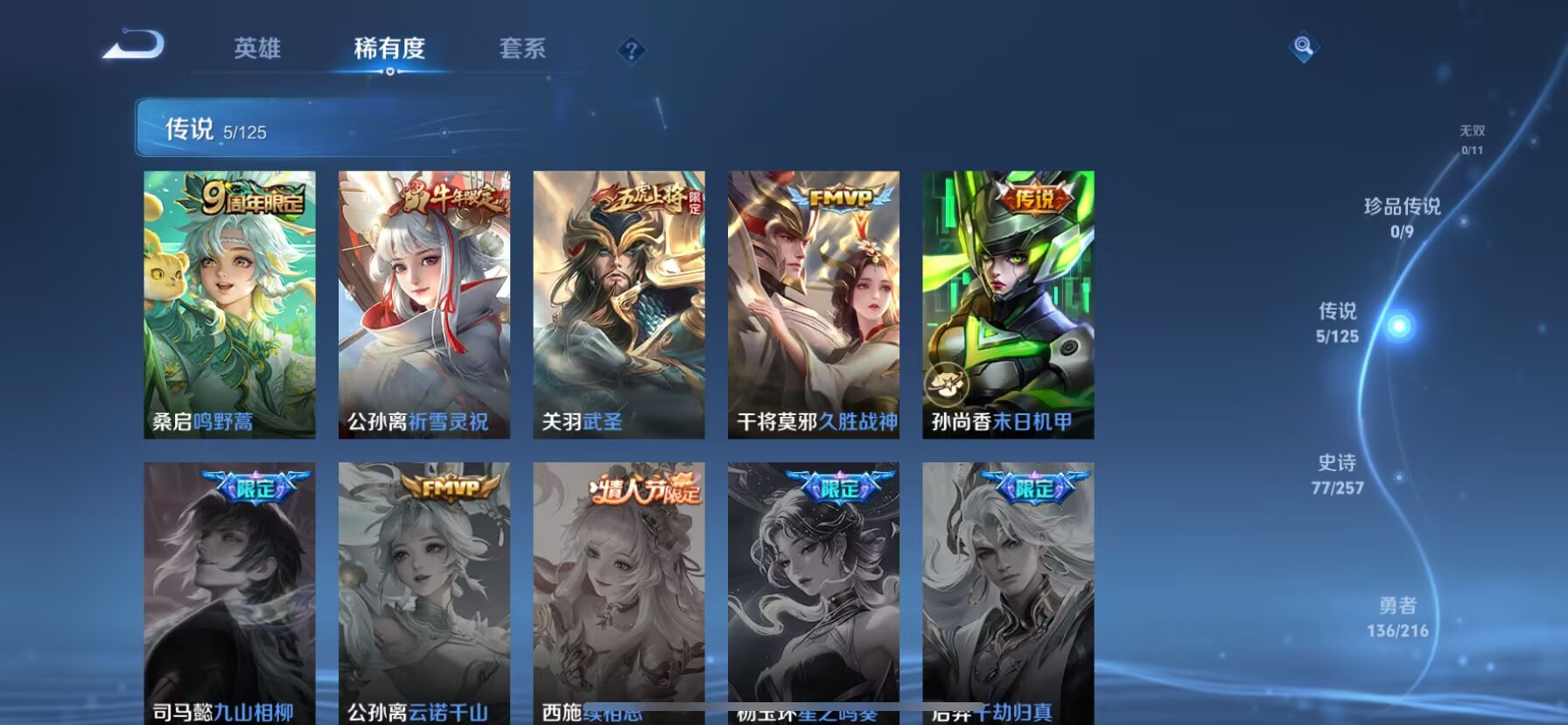 WZDN3240439王者荣耀账号详情图2