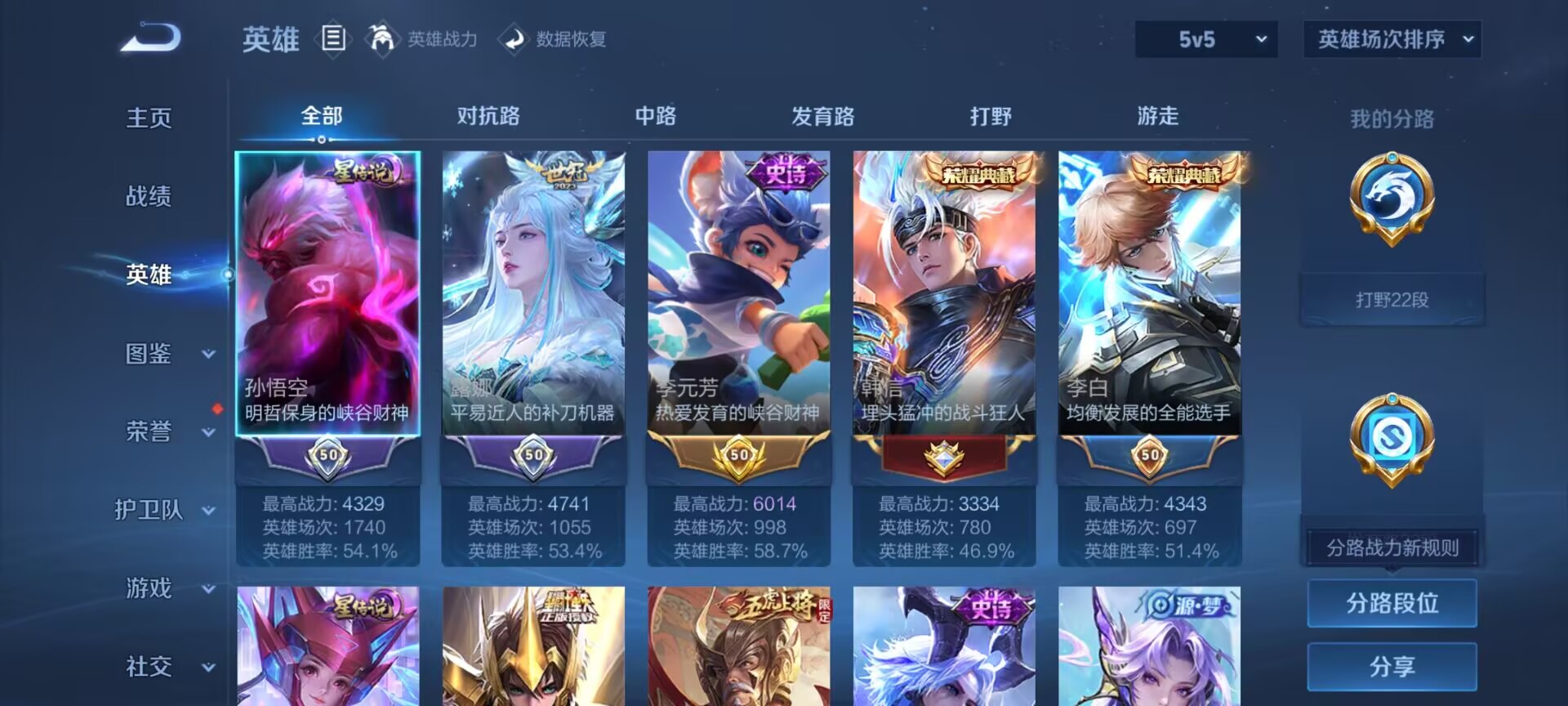 WZDN3241251王者荣耀账号详情图5