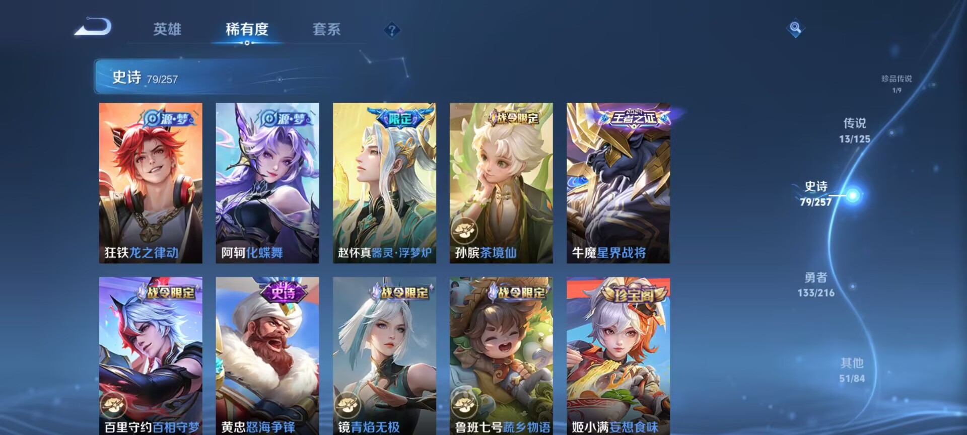WZDN3241259王者荣耀账号详情图4