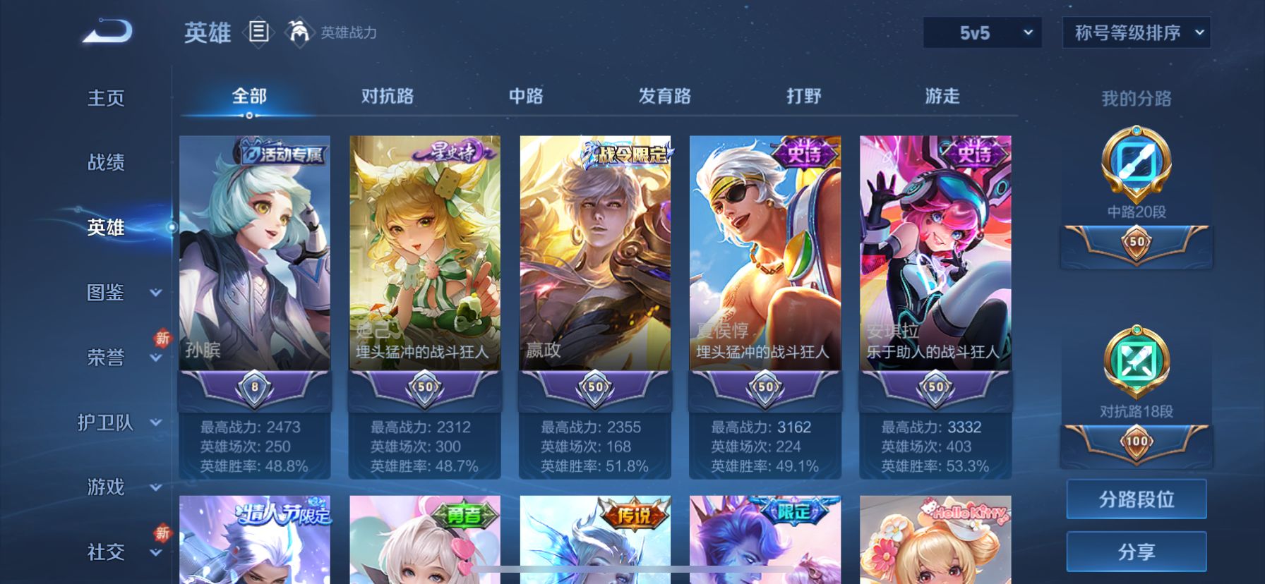 WZQM3340031王者荣耀账号详情图6