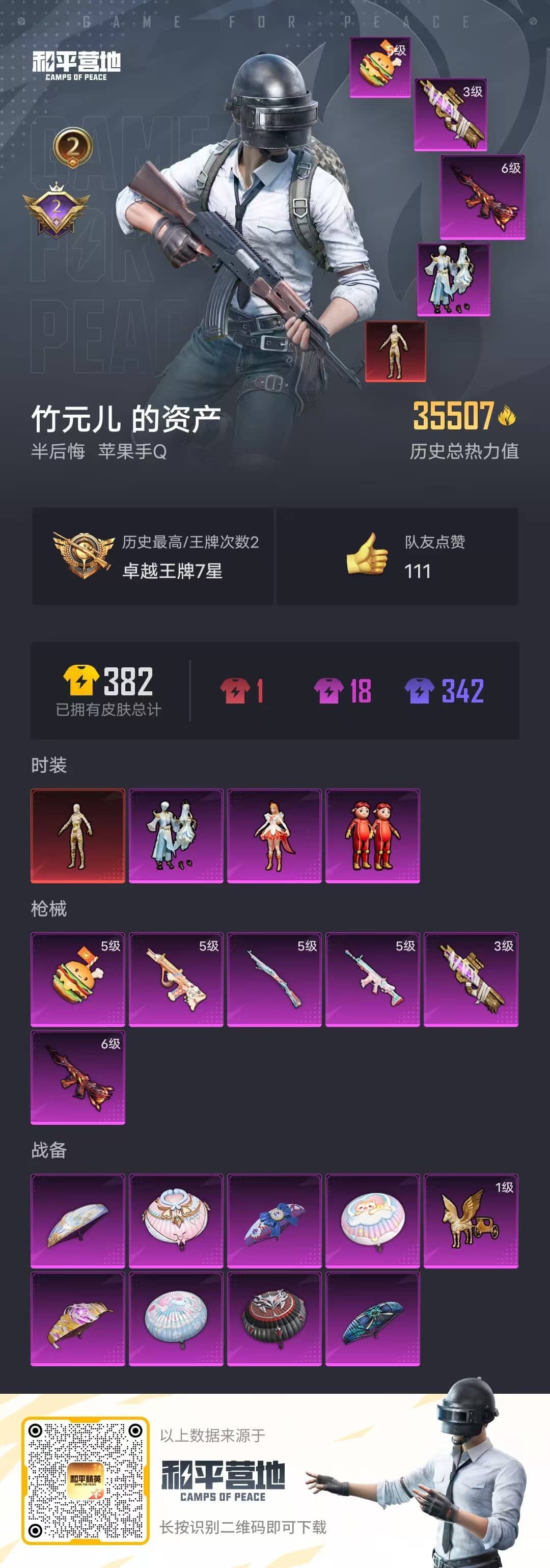 HPQM3313708和平精英账号详情图6 HPQM3313708和平精英账号详情图6