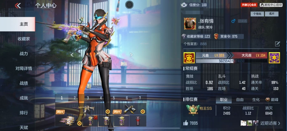 CFMYYH346954枪战王者账号详情图5
