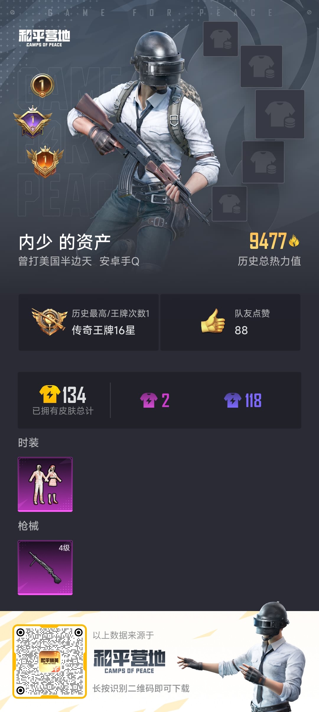 HPQK3324431和平精英账号详情图5 HPQK3324431和平精英账号详情图5